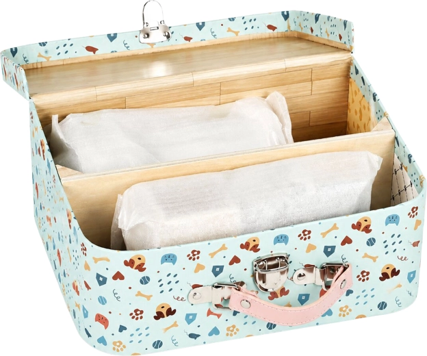 Práctico maletín con asa: para casa y para viajar