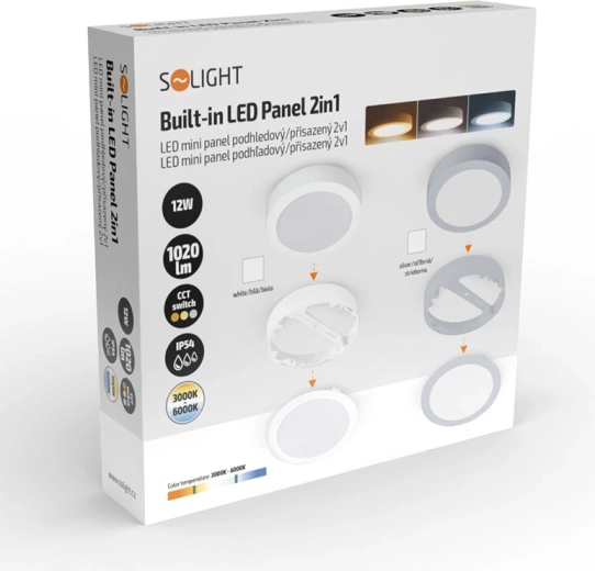 Color de luz ajustable (3CCT) con un solo interruptor