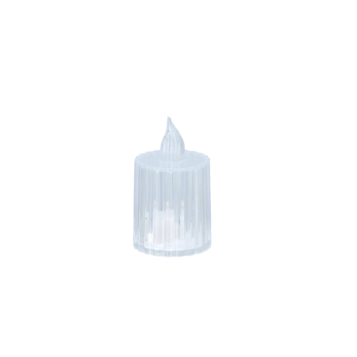 Vela LED tipo tealight transparente 3,5 × 6,5 cm