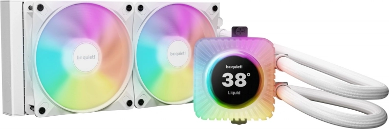 be quiet! light loop io lcd 240mm white