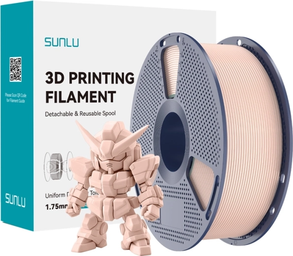 Sunlu PLA+ 2.0 filamento pro para impresión 3D FDM beige 1,75 mm