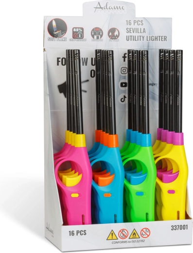 Colores variados y cierre de seguridad