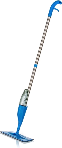Mopa spray con depósito de 350 ml de microfibra, azul
