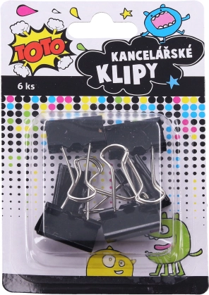 Clips de oficina 25 mm, 6 uds.