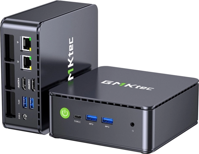 Mini PC GMKtec G11 con AMD Ryzen Embedded R2514, 16 GB de RAM, SSD de 512 GB y Windows 11 Pro