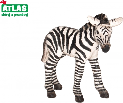 Figura de potrillo de cebra 7 cm