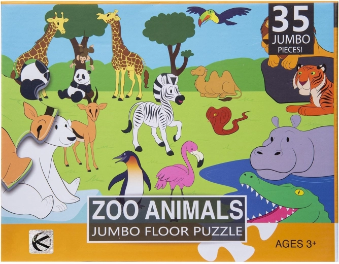 Puzle infantil XXL zoo - 1 pieza