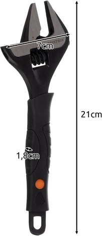 Ajuste preciso mediante tornillo sin fin 0–35 mm con escala