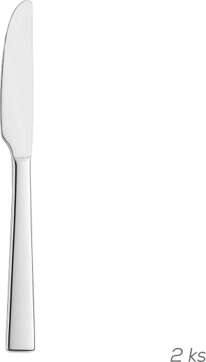 Cuchillo de mesa de acero inoxidable Plain, 2 uds
