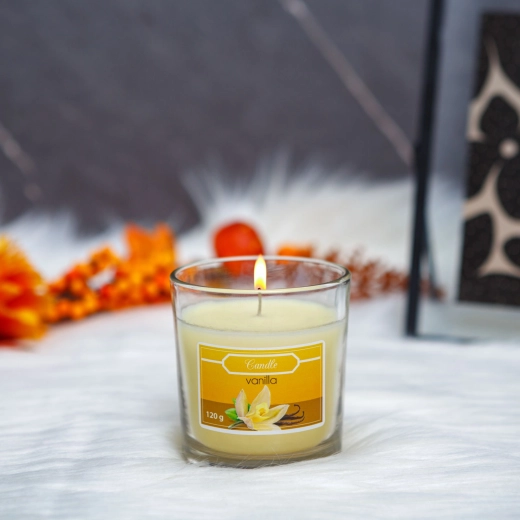 Vela aromática con fragancia de vainilla 120 g