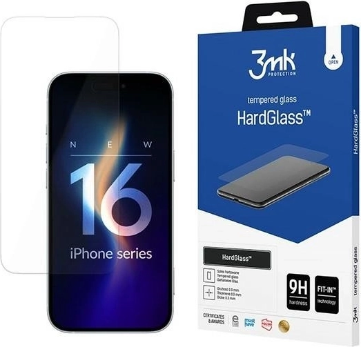 Vidrio protector templado para iPhone 16 Pro Max 6,9" 9H