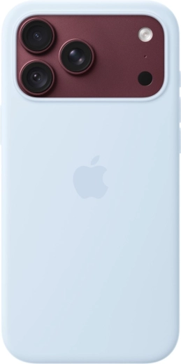 Funda de silicona con MagSafe para iPhone 18 Pro Max – azul frío