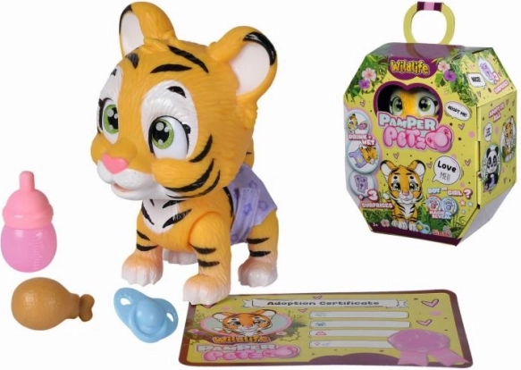 Juguete interactivo tigre con pañal Pamper Petz