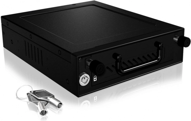 Icy Box caja interna para HDD/SSD SATA/SAS de 3,5" y 2,5" para bahía de 5,25"