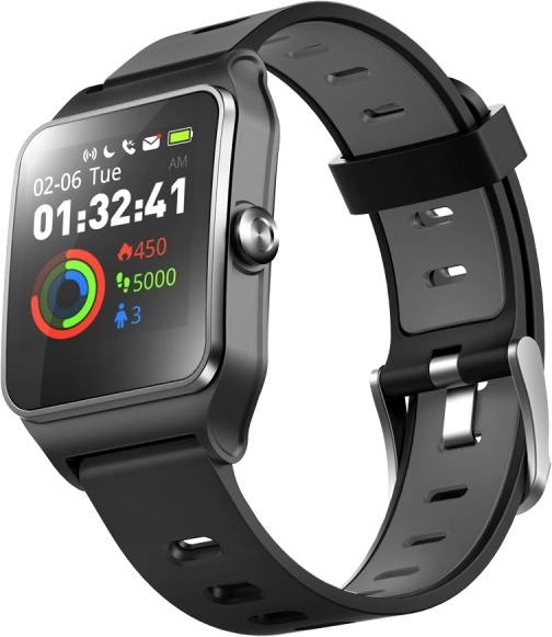 Reloj deportivo inteligente Umax U-Band P1 PRO negro