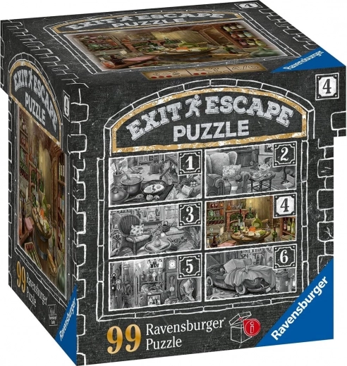 Ravensburger puzzle de escape Mansión embrujada 4: En la bodega de vinos, 99 piezas