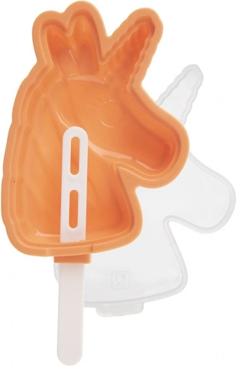 Molde de silicona para polos unicornio ORION con tapa y palito