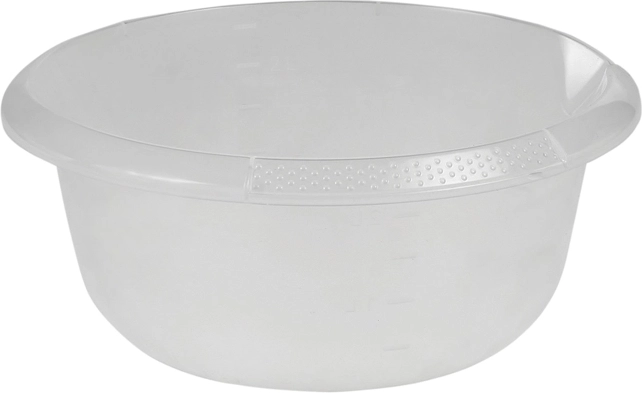 Bol redondo con pico vertedor 2,5 l transparente 24 cm