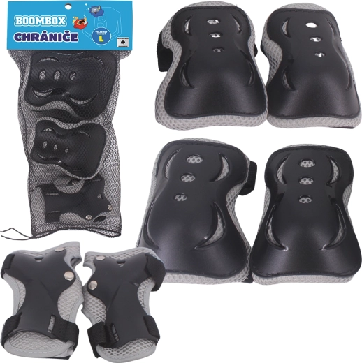 Set infantil de protectores para bicicleta, skateboard y patinete (talla L)
