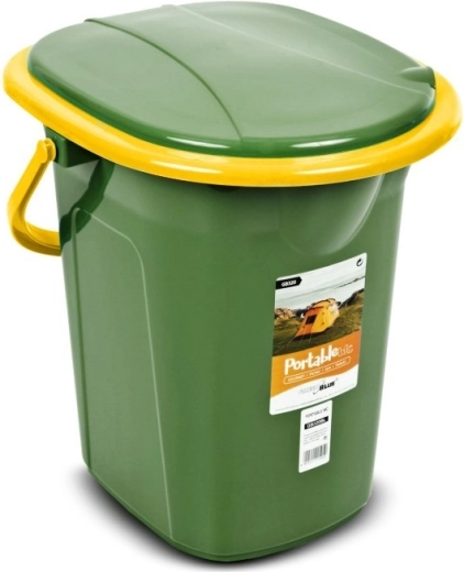 Inodoro portátil para camping GreenBlue verde oscuro y naranja