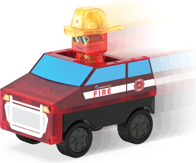 Coche de bomberos de retroceso para acción inmediata