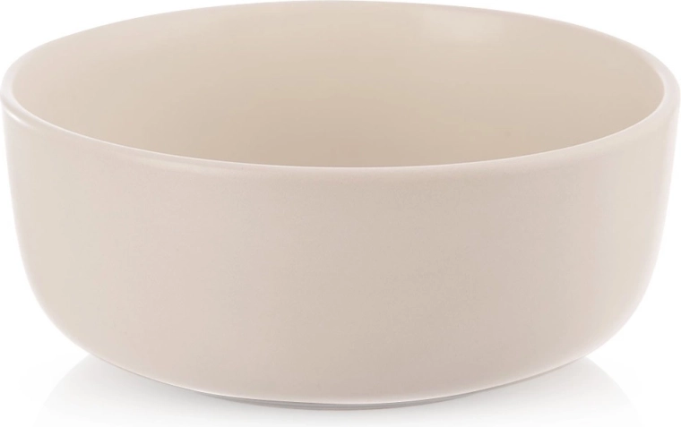 Bol de cerámica crema Skandi 16 cm, 830 ml