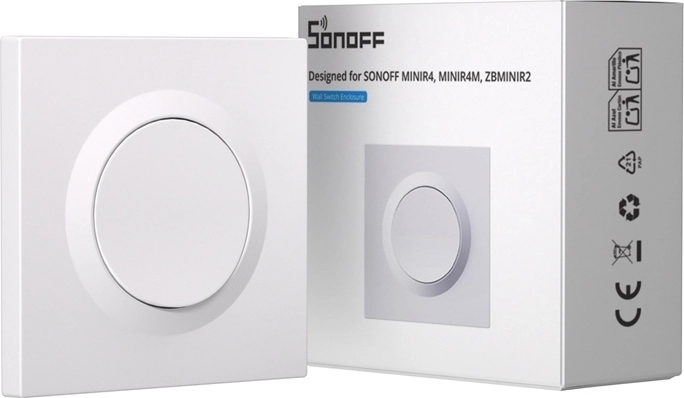 Cubierta de interruptor de pared Sonoff E1GS con conductor neutro