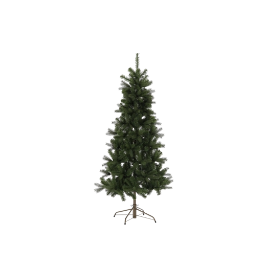 Árbol de Navidad sintético 120 cm verde con soporte metálico