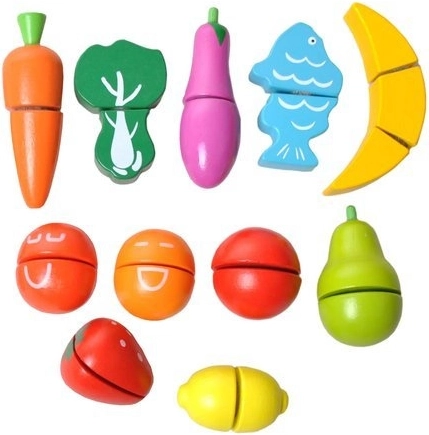 Set colorido de 14 piezas para jugar a la tienda y a la cocina