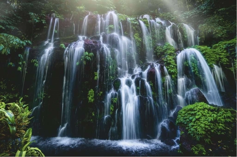 Puzzle Ravensburger Waterfall Retreat Bali 3000 piezas