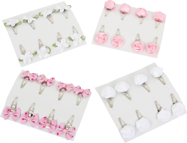 Horquillas para el pelo con motivo floral - set de 32 uds