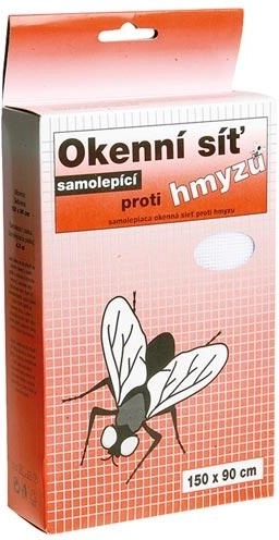 Mosquitera adhesiva para ventana 150 × 180 cm (fibra de vidrio, blanca)