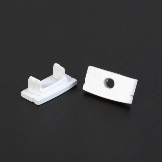 Tapas blancas para perfil LED de aluminio 41010 – 2 unidades