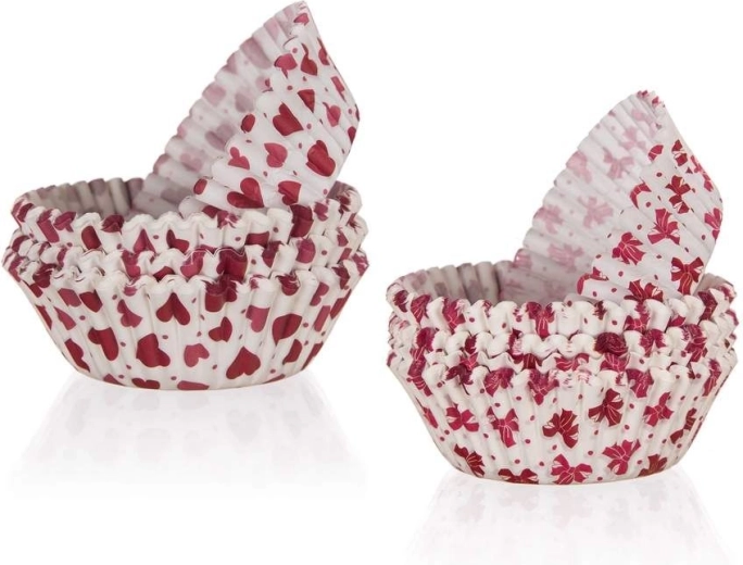 Cápsulas de papel para muffins LOVE 8,7 cm, 100 uds