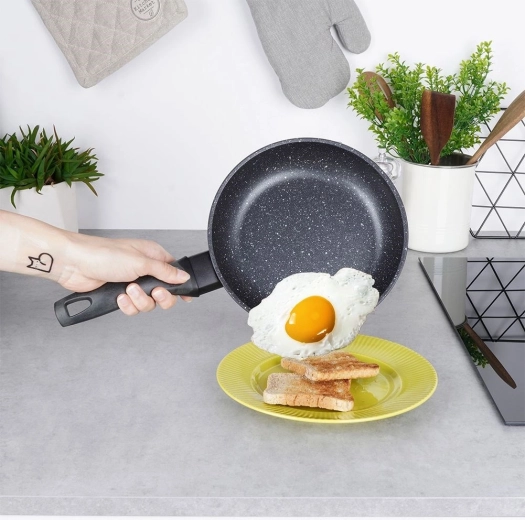 Superficie antiadherente de granito para una cocina más saludable