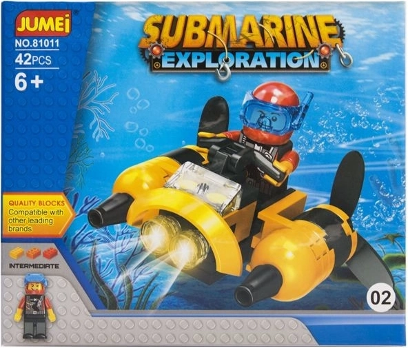 Set de construcción Jumei Expedición submarina 42 piezas