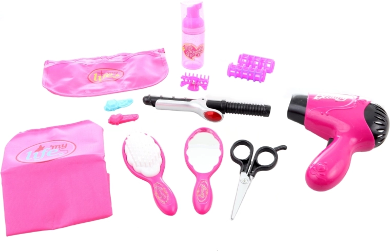 Numerosos accesorios de peluquería