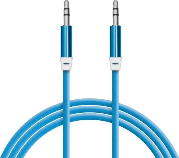 Cable de audio AUX con conectores jack de 3,5 mm, 1 m