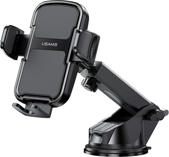 Soporte universal para coche USAMS para parabrisas y salpicadero, negro