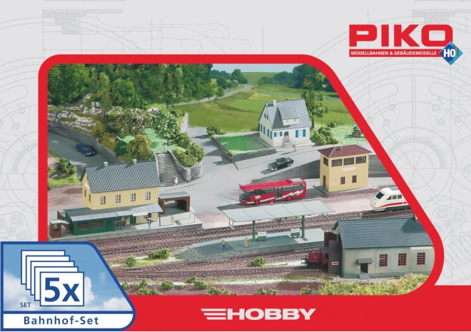 Piko Hobby kit de construcción de estación Neustadt, 5 piezas