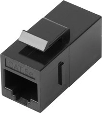 Acoplador Keystone RJ45–RJ45 UTP cat. 5e para caja de instalación