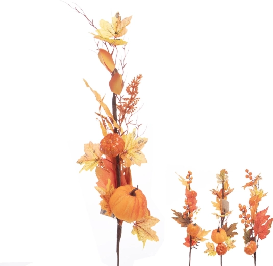 Ramita decorativa otoñal de plástico 70 cm (4 variantes)