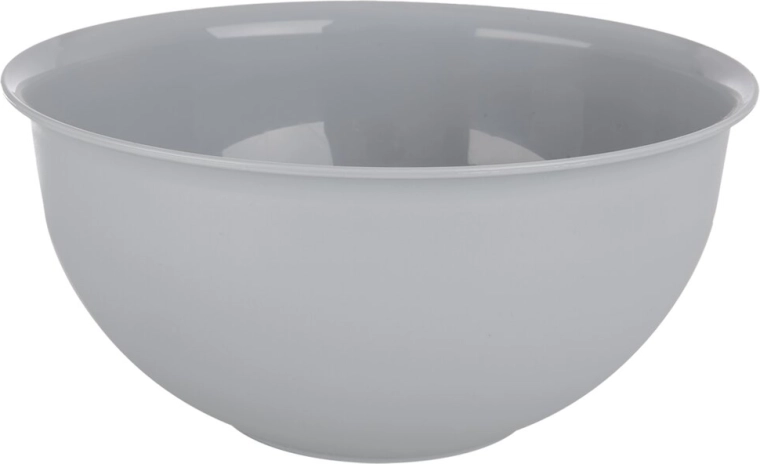 Bol de cocina de plástico Sandy 23,5 cm gris