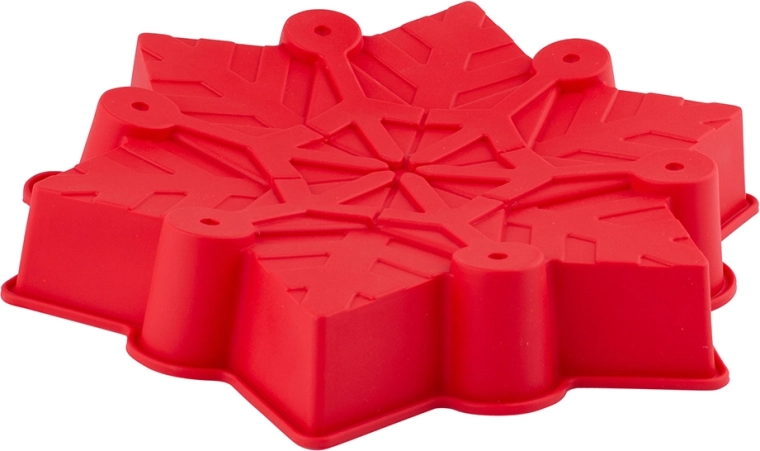 Relieve detallado de copo de nieve