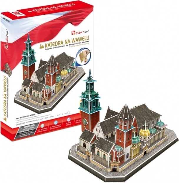 CubicFun puzzle 3D de la catedral de Wawel (101 piezas)