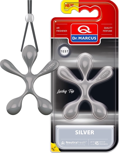 Ambientador para coche Dr. Marcus Lucky Top Silver