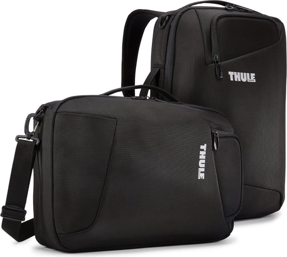 Thule Accent bolso convertible y mochila para portátil de 17 l, negra