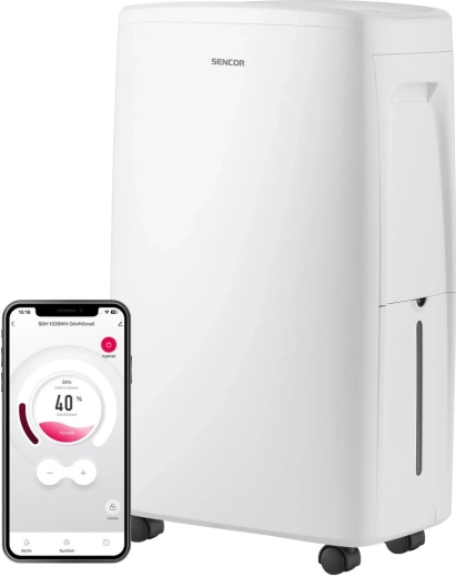 Deshumidificador de aire inteligente Sencor de 10 l con Wi-Fi