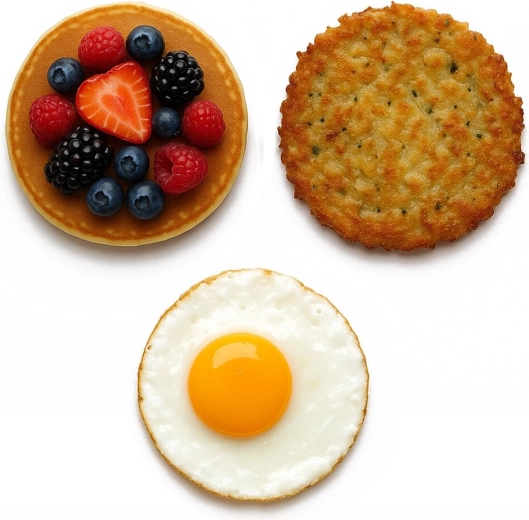 Diámetro ideal para porciones de desayuno