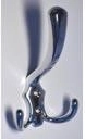 Percha Romana I cromo 77 × 130 mm